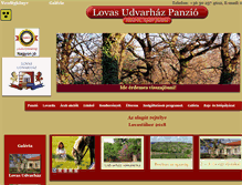 Tablet Screenshot of lovasudvarhaz.hu